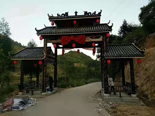 古建门楼牌坊