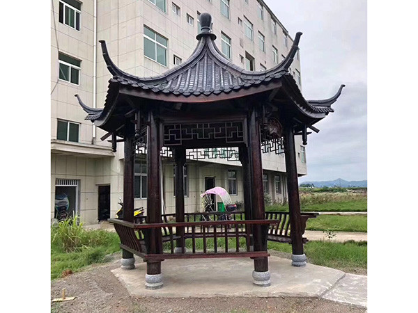 古建六角凉亭